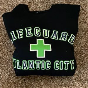 Navy Blue Lifeguard Sweatshirt Size: L